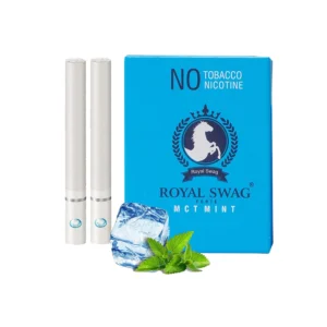 Royal Swag Herbal Cigarettes 100% Tobacco Free and Nicotine Free Mint Flavour (20 Sticks/Box)