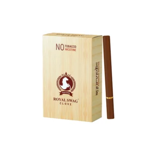 Royal Swag Herbal Cigarettes 100% Tobacco Free and Nicotine Free Clove Flavour (20 Sticks/Box)